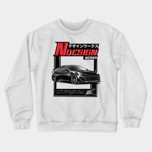 hyundai genesis 2.0 coupe black Crewneck Sweatshirt